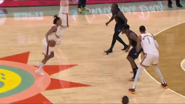 NBA常规赛：湖人vs马刺第4节英文原声回放