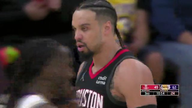NBA常规赛：火箭vs湖人第3节中文解说回放