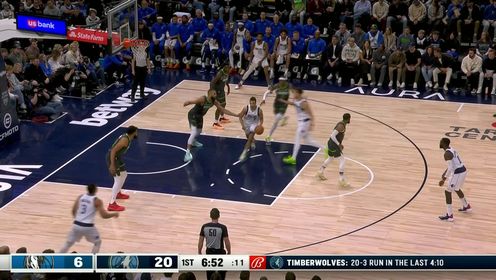 《NBA全场集锦》太不容易了！埃克萨姆持球强杀 顶着防守两分高难挑进
