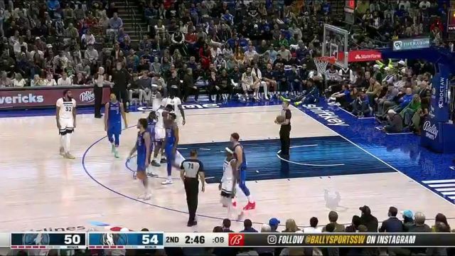 NBA常规赛：森林狼vs独行侠英文原声全场回放