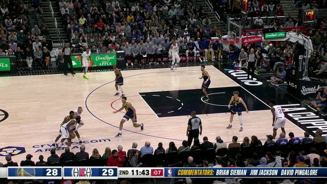 勇士113-121快船 快船队主场战胜勇士送对手三连败