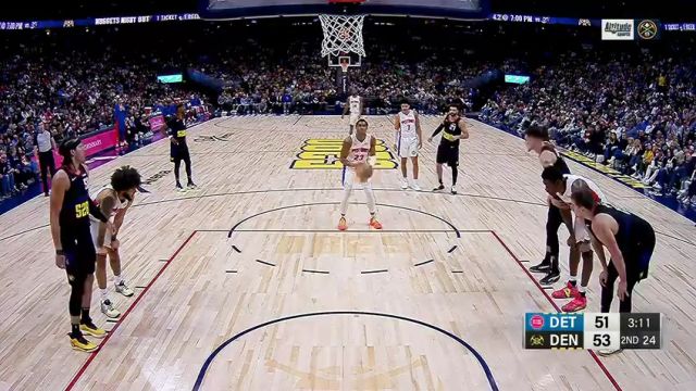 活塞vs掘金第2节英文原声回放