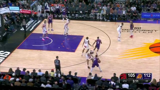 NBA常规赛：猛龙vs太阳英文原声全场回放