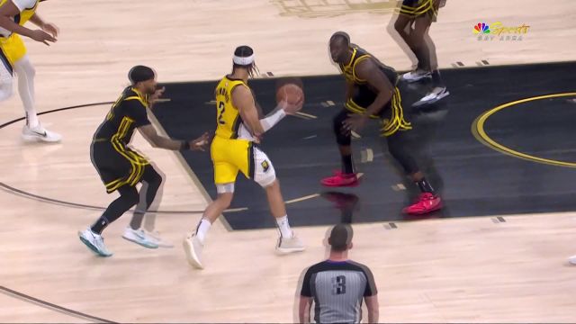 看破你的传球路线 库明加空中拦截快速推进反击一条龙暴扣