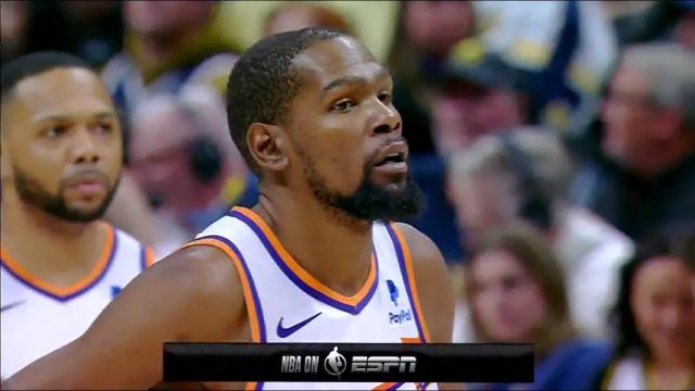 NBA常规赛：太阳vs掘金英文原声全场回放