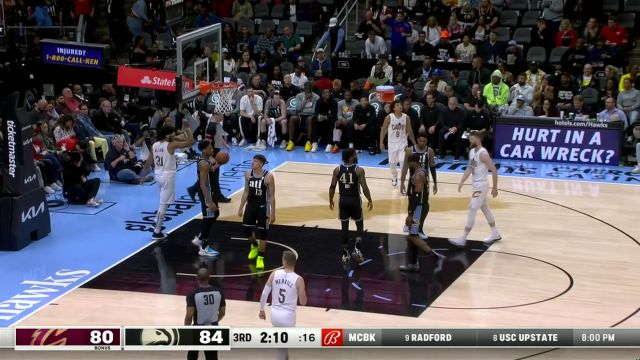 贾勒特-阿伦vs老鹰集锦 轰下18+19大号两双镇守篮下