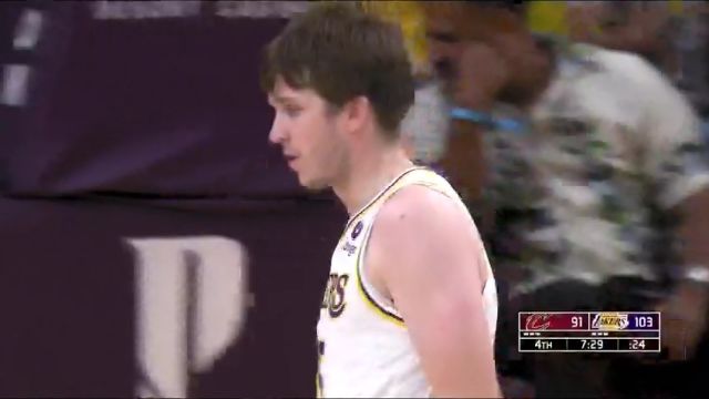 NBA常规赛：骑士vs湖人第4节中文解说回放