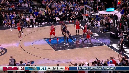 《NBA全场集锦》面不改色心不跳！安东尼顶着防守高难度翻身后仰美如画