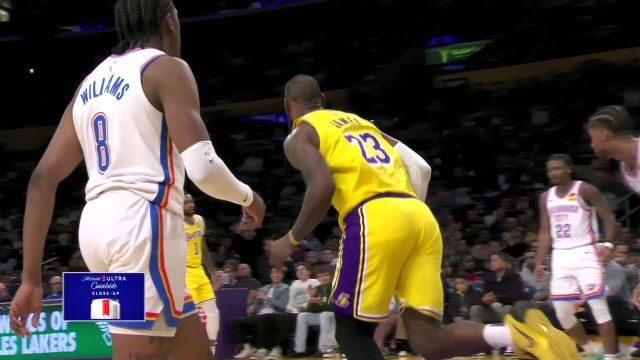 多点开花得分连成串 湖人一波8-0打停雷霆