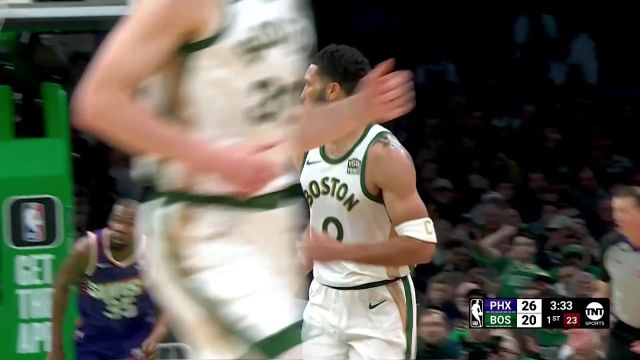 强势还击死神！塔图姆第一节8投6中拿下14分对飚杜兰特