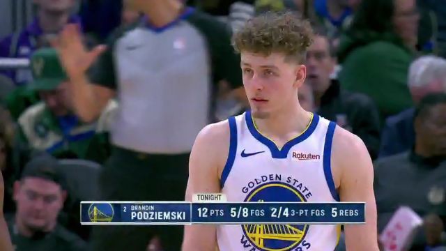 NBA常规赛：勇士vs雄鹿第3节中文解说回放