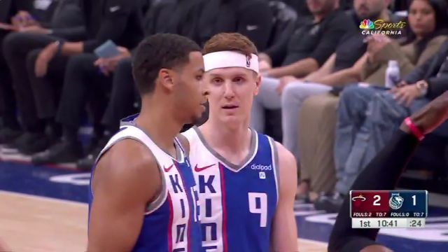 NBA常规赛：热火vs国王第1节中文解说回放