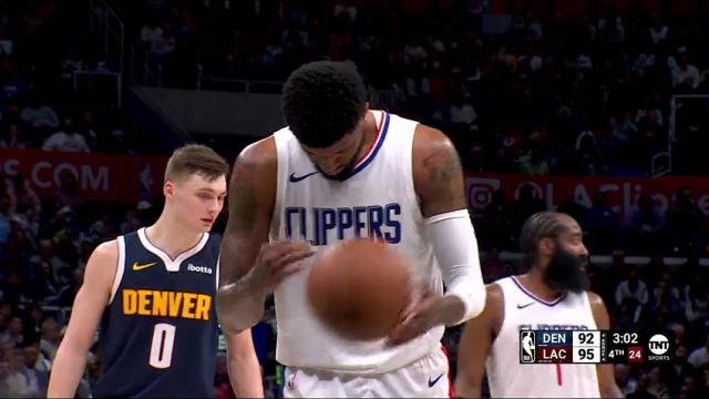 NBA常规赛：掘金vs快船第4节中文解说回放