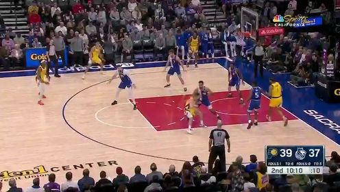 《NBA全场集锦》【回放】NBA常规赛：步行者vs国王第2节中文解说回放