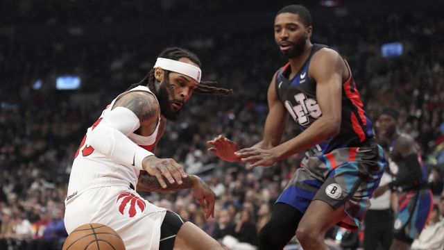 篮网96-88猛龙 篮网客场终结6连败并送猛龙11连败