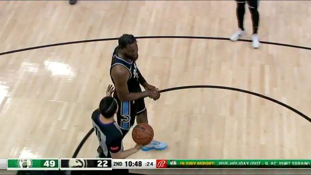 NBA常规赛：凯尔特人vs老鹰第2节中文解说回放