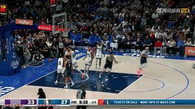 外线手感滚烫！ 东契奇妙传外线格威三分手到擒来