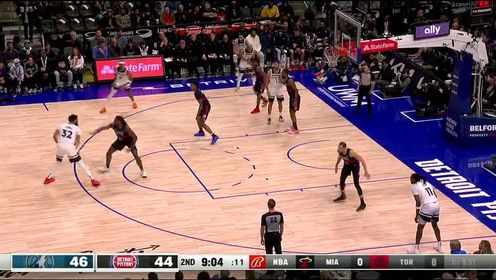 《NBA全场集锦》【回放】NBA常规赛：森林狼vs活塞英文解说全场回放