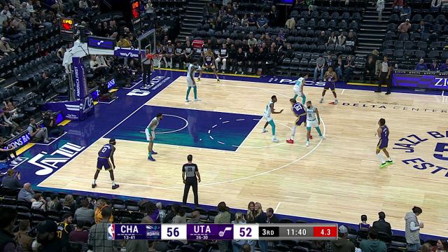 NBA常规赛：黄蜂vs爵士中文解说全场回放