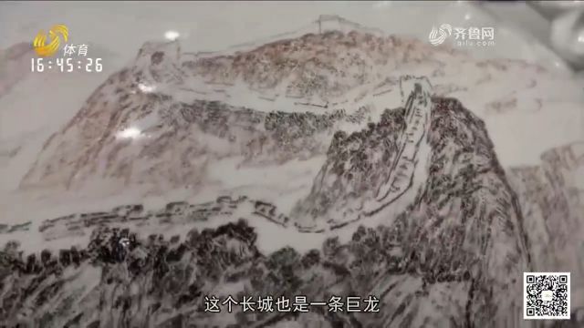 大气!他以祖国山水为灵感,利用刻瓷艺术语言,创作《锦绣山河》