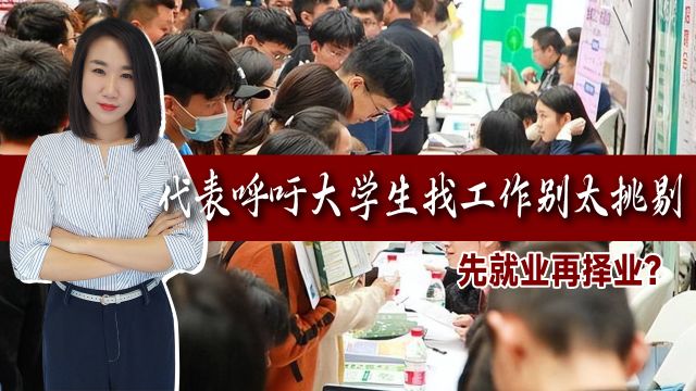 先就业再择业?代表呼吁大学生找工作别太挑剔,能解决就业难题吗