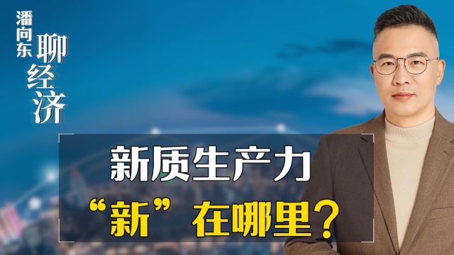 潘向东:新质生产力,“新”在哪里?