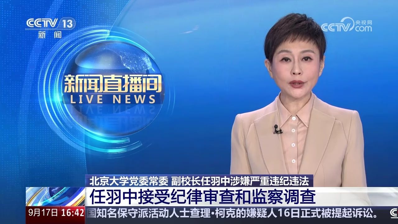 北京大学党委常委、副校长任羽中涉嫌严重违纪违法任羽中接受纪律审查和监察调查_高清1080P在线观看平台_腾讯视频