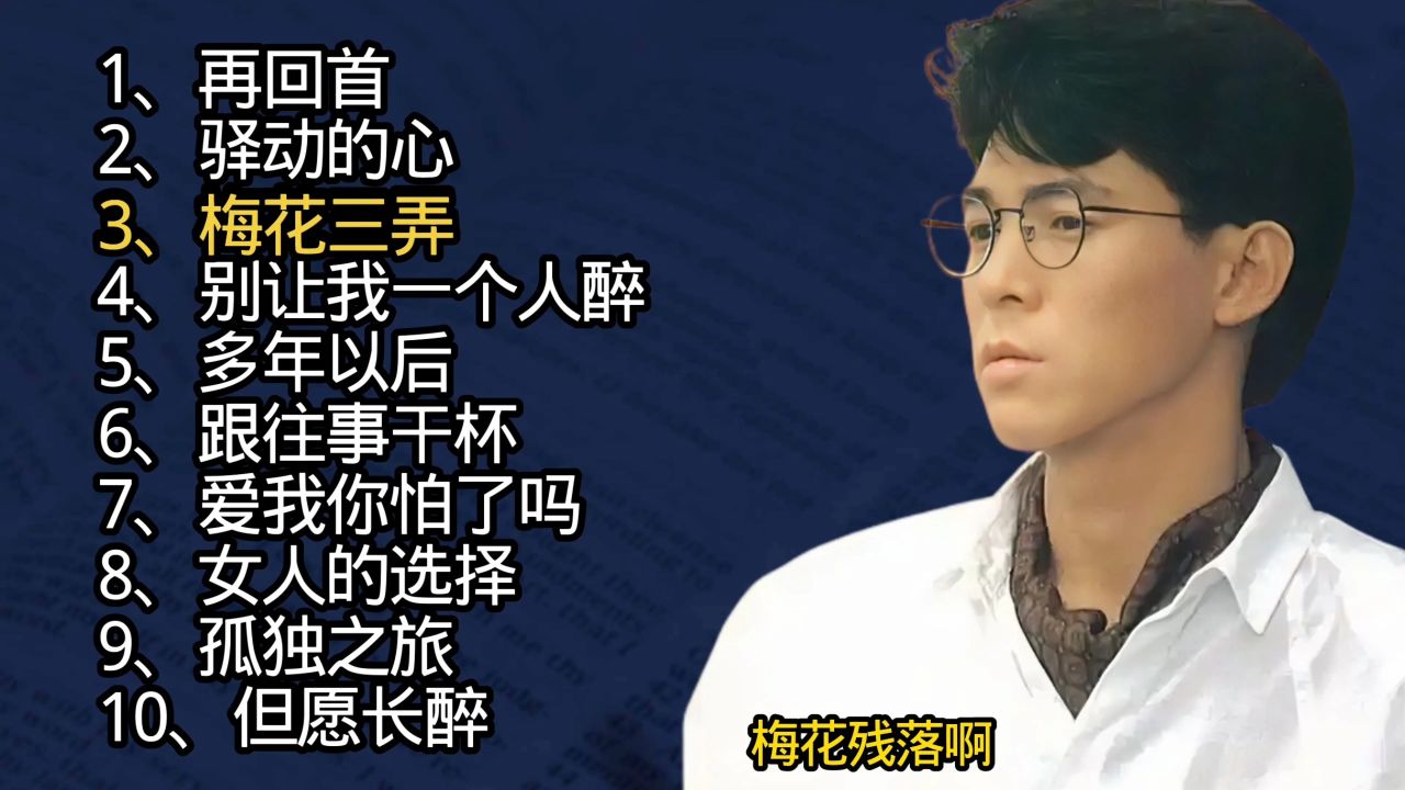 姜育恒经典歌曲十首《再回首》《驿动的心》《梅花三弄》多年以后#姜育恒经典老歌_高清1080P在线观看平台_腾讯视频