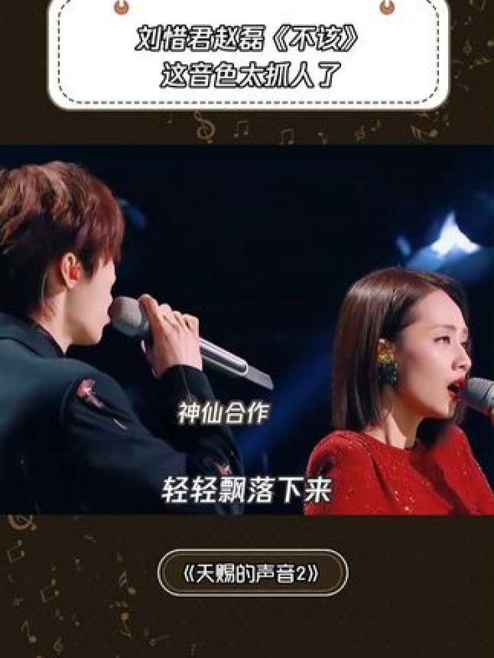 《不该》这首歌被她俩唱的释怀又心痛~#天赐的声音第2季#鹅滴神片#刘惜君#赵磊#音乐_高清1080P在线观看平台_腾讯视频