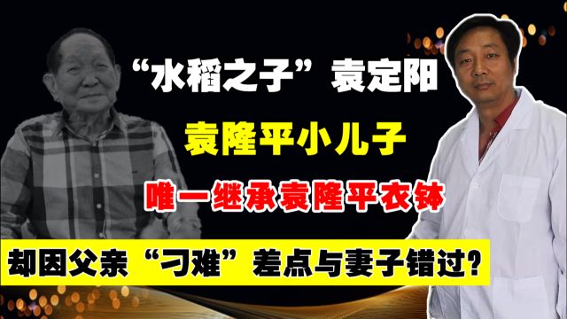 “水稻之子”袁定阳:袁隆平衣钵唯一传人,却因父亲“刁难”差点丢了媳妇