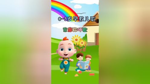 宝宝启蒙早教儿歌动画：爸爸的爸爸叫什么_高清