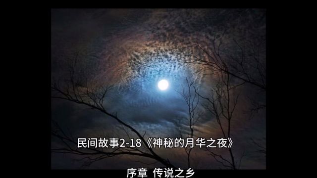 民间故事218神秘的月华之夜