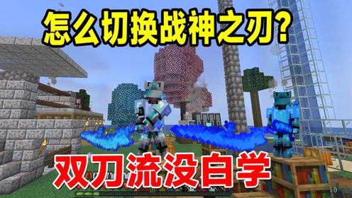 我的世界烦人的村民94:双刀流没白学,成功找到自由切换战神之刃的方法_高清1080P在线观看平台_腾讯视频