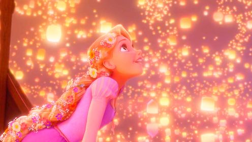 这一刻的长发公主,简直不要太美了啊《魔发奇缘》