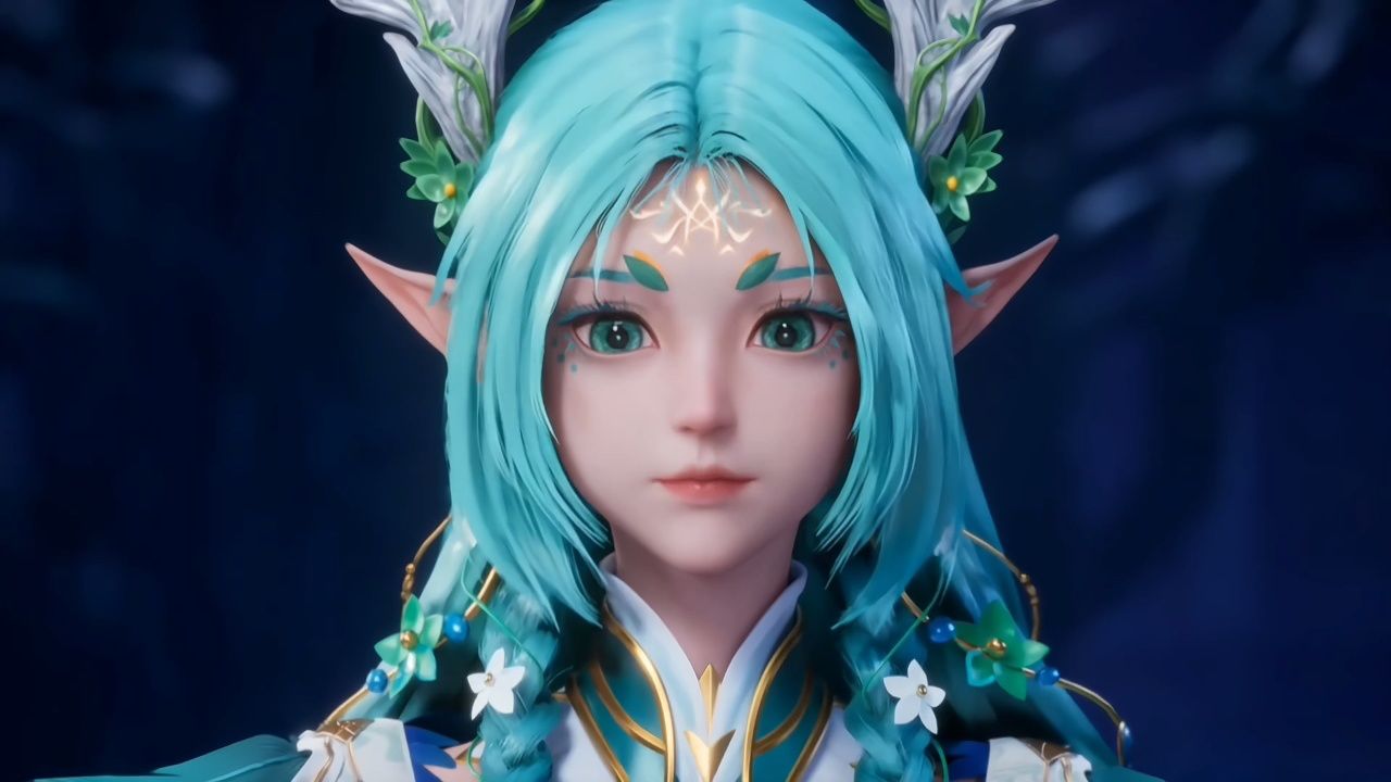 夜小泪精灵建模完美,自然女神居然更惊艳