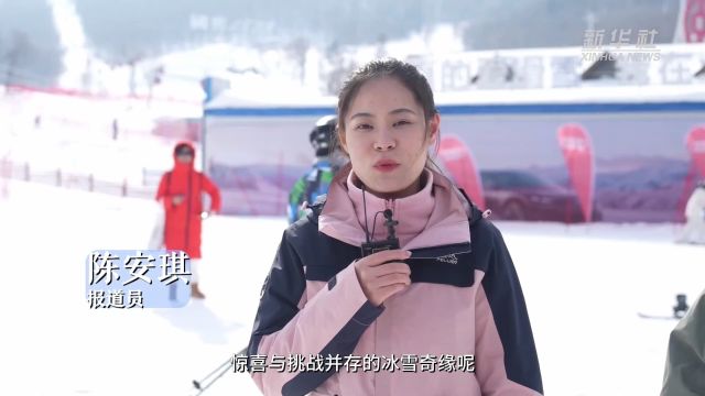 吉林:滑雪场里度新春