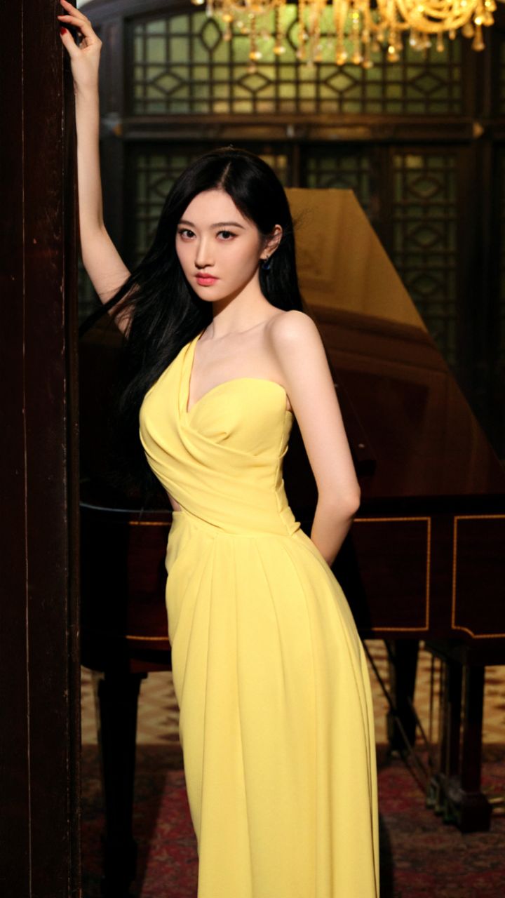 景甜高贵气质十足