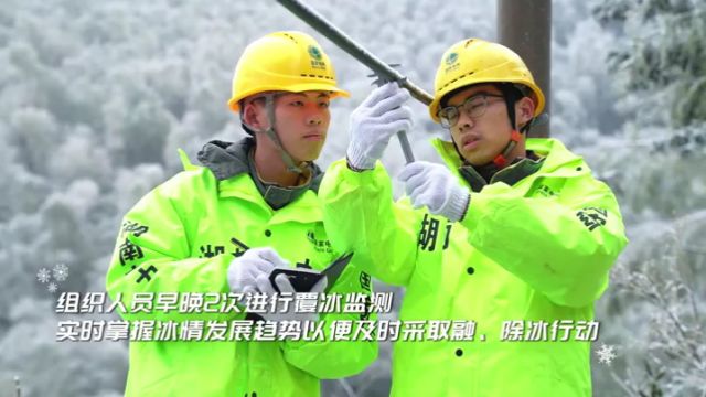 视频丨国网衡阳供电公司:守高寒山地 护线路畅通运行