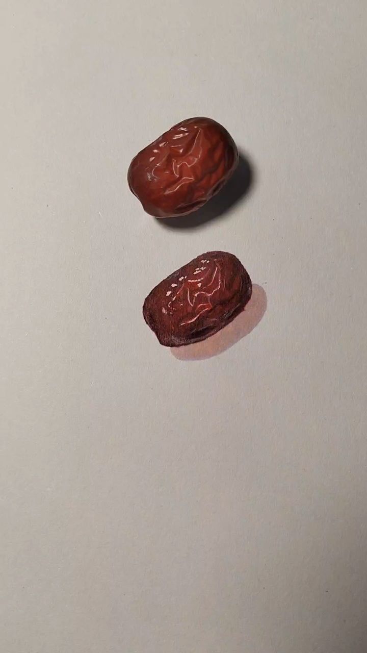 红枣马克笔画法 #手绘 #画画是一种生活