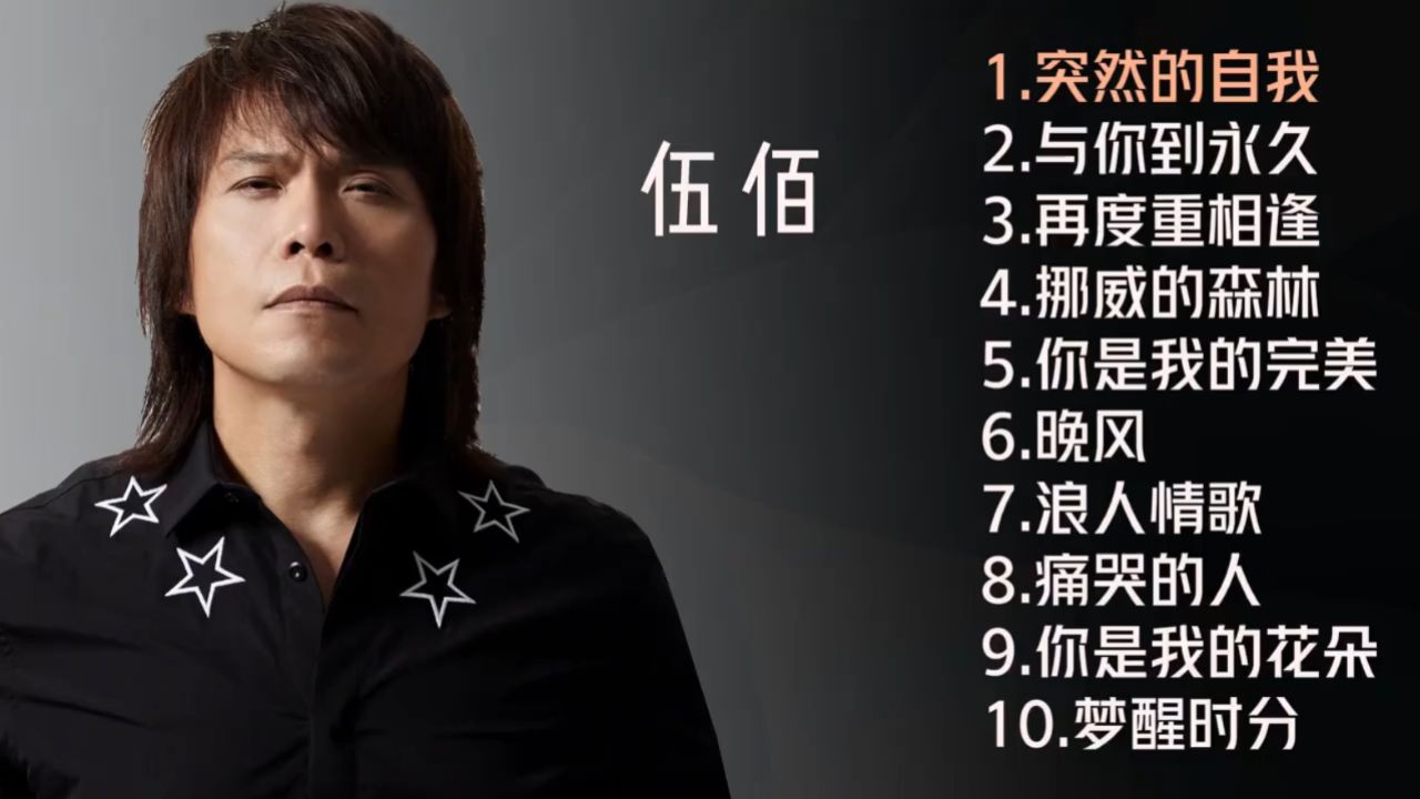 伍佰十首经典老歌《突然的自我》《与你到永久》《再度重相逢》_高清1080P在线观看平台_腾讯视频