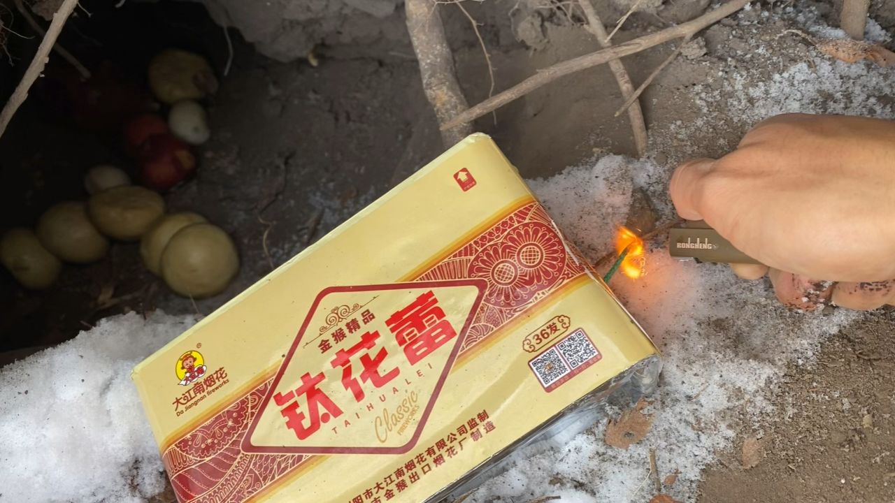 千万不要把闪光雷倒着放,会付出惨痛代价的!把闪光雷对准耗子洞