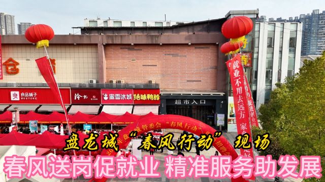 祝贺2024年盘龙城管委会“春风行动”现场招聘会圆满成功