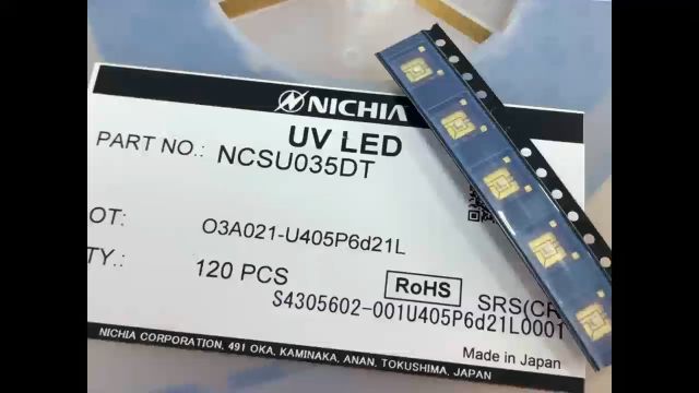 NICHIA NCSU035D 405nm UV LED available in the stock聚德伟业