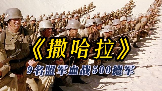 《撒哈拉》9名盟军士兵守卫枯井,打败500德军,冒险喜剧片