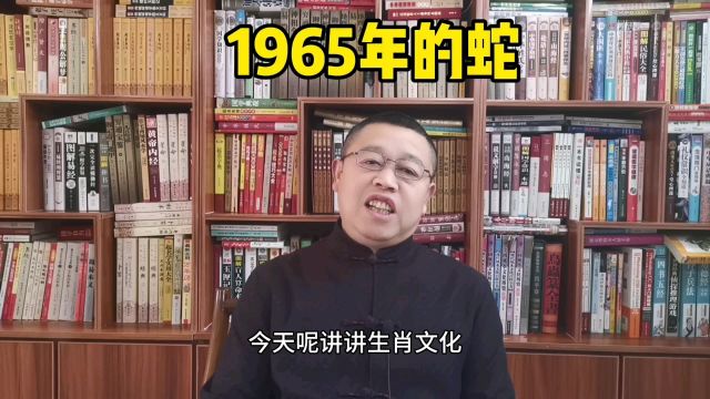 十二生肖,1965年出生的属蛇人怎么样?