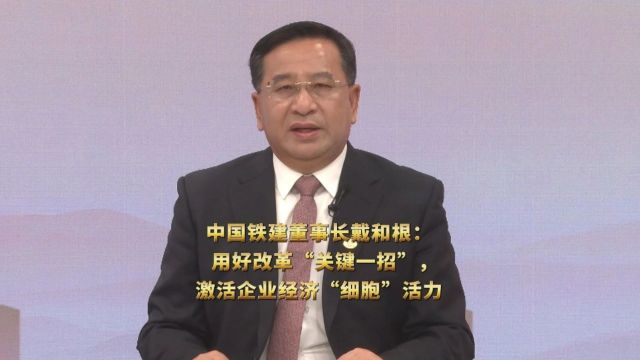 中国铁建董事长戴和根:要实现《流浪地球》中的地下城建设愿景