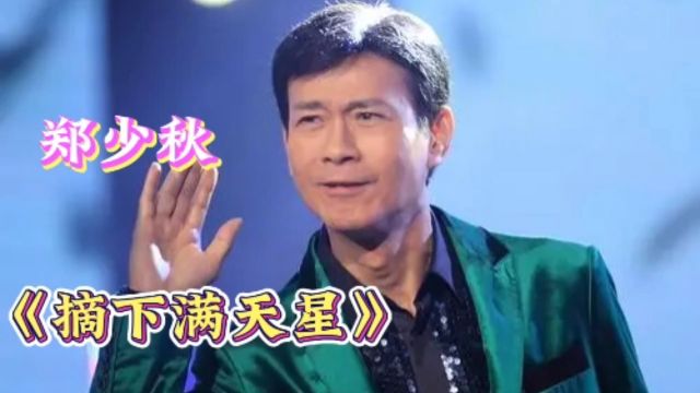 郑少秋《摘下满天星》无损音质完整版,完美男神嗓音很特别