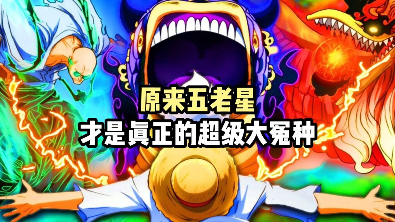海贼王五老星变身后才发现他们真的是超级大冤种