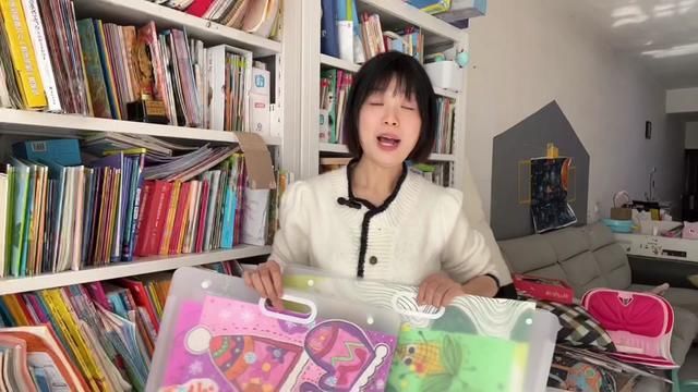 新学期,家里有爱画画的孩子这个画册收纳赶紧安排上#宝妈分享 #收纳画册