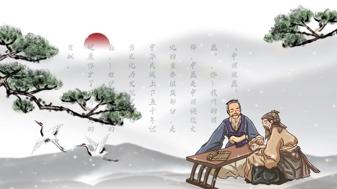 传承中医-中医古风,中医演讲,中医人,中医药科普等主题演讲配乐背景